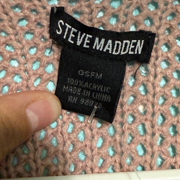 Steve Madden Dusty Pink Shrug Sweater Cozy Knit - Picture 7 of 8